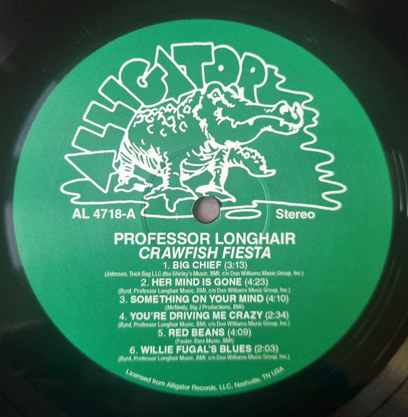 Professor Longhair : Crawfish Fiesta (LP, Album, RE, 180)