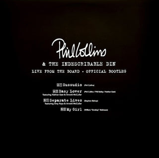 Phil Collins : Live From The Board - Official Bootleg (10", EP, RSD, Ltd, RE)