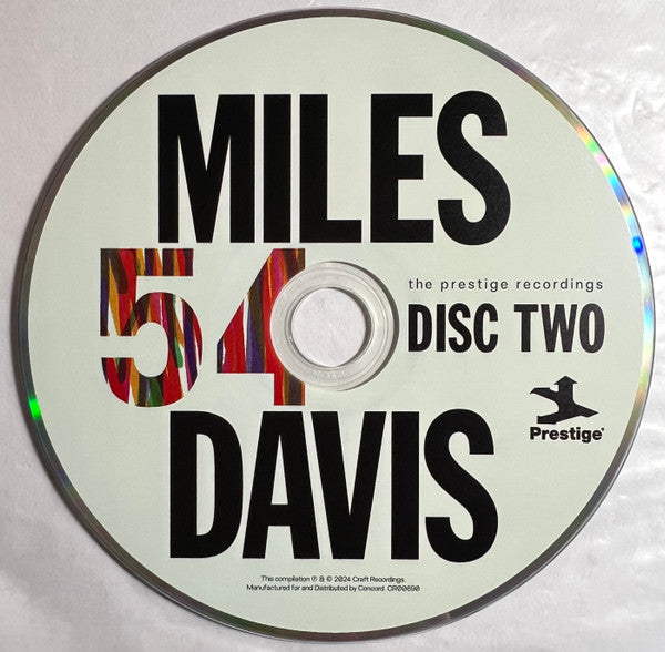 Miles Davis : Miles '54 (The Prestige Recordings) (2xCD, Comp)