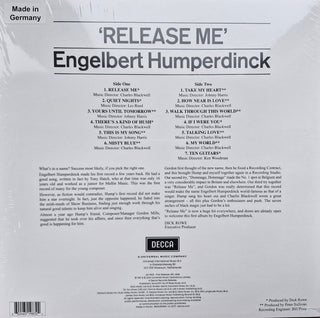 Engelbert Humperdinck : Twelve Great Songs Plus 'Release Me' (LP, Album, Ltd, RE, Cle)