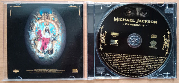 Michael Jackson : Dangerous (CD, Album, RE, RP)