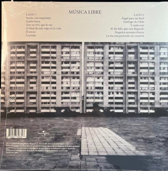 Los Bunkers : Música Libre (LP, Album, RE)