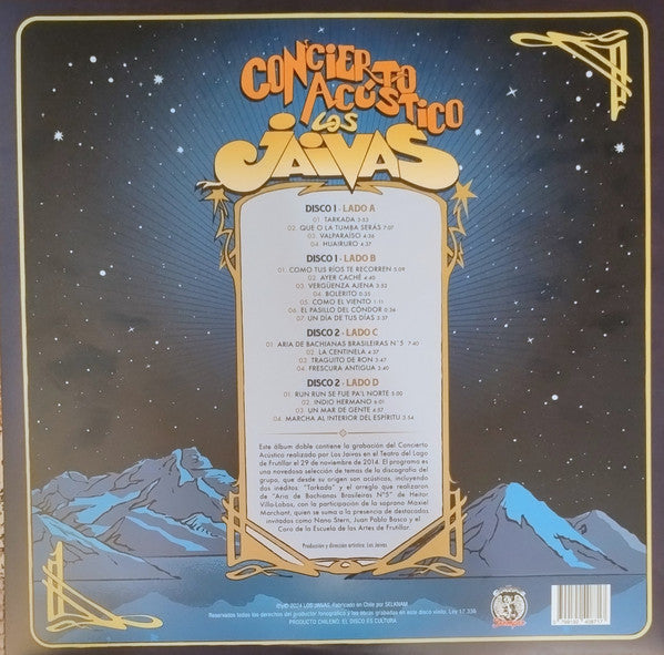 Los Jaivas : Concierto Acústico (2x12", Album)