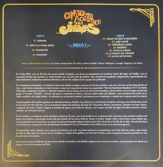 Los Jaivas : Concierto Acústico (2x12", Album)