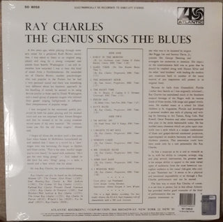 Ray Charles : The Genius Sings The Blues (LP, Album, RE)