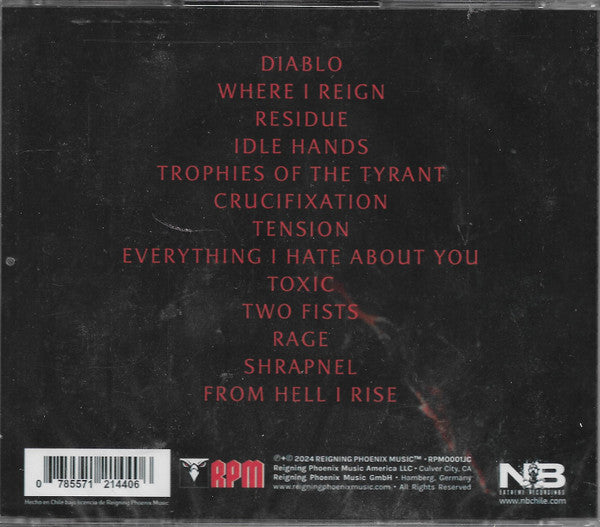 Kerry King (2) : From Hell I Rise (CD, Album)