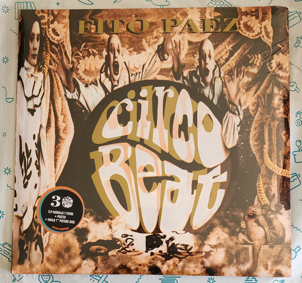 Fito Páez : Circo Beat 30 Th Aniversario (2xLP, Album, RP + 7", Single, Zoo)
