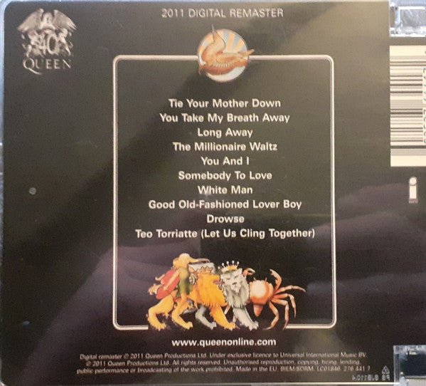 Queen : A Day At The Races (CD, Album, RE, RM)