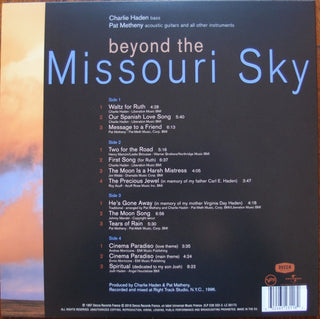 Charlie Haden & Pat Metheny : Beyond The Missouri Sky (Short Stories)  (2xLP, Album, Ltd, RE, Tra)