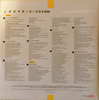 Los Prisioneros : Pateando Piedras (LP, Album, RM)