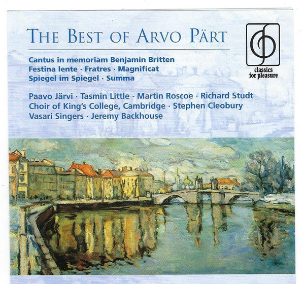 Arvo Pärt : The Best Of Arvo Pärt (CD, Comp, TAK)