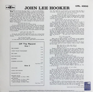 John Lee Hooker : Plays & Sings The Blues (LP, Album, RE)