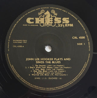 John Lee Hooker : Plays & Sings The Blues (LP, Album, RE)