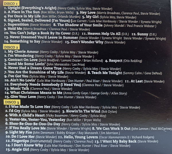 Stevie Wonder : Greatest hits  (3xCD, Comp)