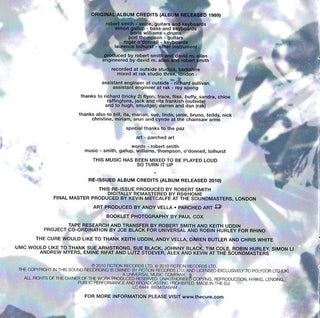 The Cure : Disintegration (CD, Album, RE, RM, EDC)