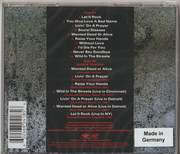 Bon Jovi : Slippery When Wet (2xCD, Album, Dlx, RE, RM)