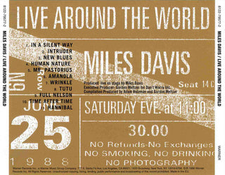Miles Davis : Live Around The World (CD, Album, RE, RM)