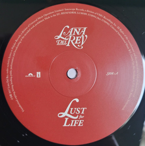 Lana Del Rey : Lust For Life (2xLP, Album, MP, 180)