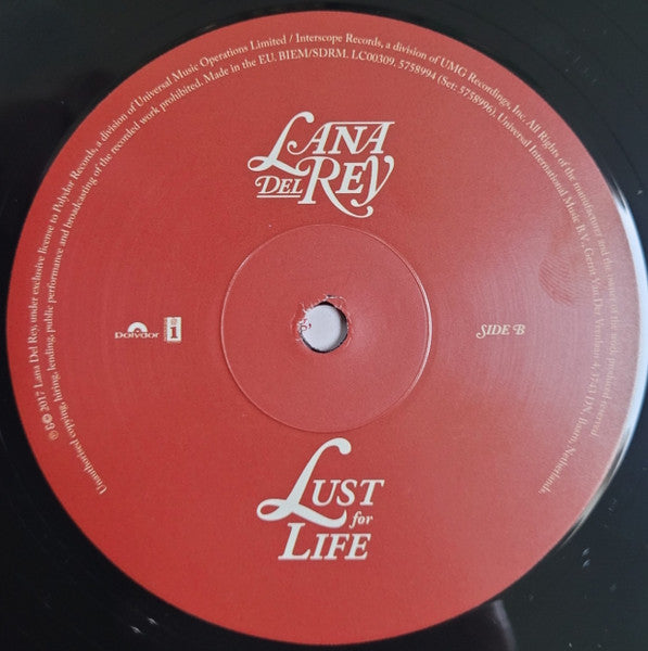 Lana Del Rey : Lust For Life (2xLP, Album, MP, 180)