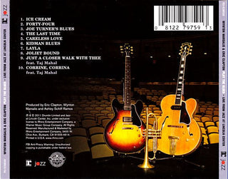 Wynton Marsalis & Eric Clapton : Play The Blues - Live From Jazz At Lincoln Center (CD, Album)