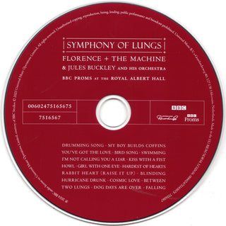 Florence And The Machine & Jules Buckley And His Orchestra : Symphony Of Lungs (BBC Proms At The Royal Albert Hall) (CD, Album)