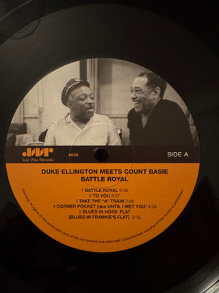 The Duke Ellington Orchestra, Count Basie Orchestra : Duke Ellington Meets Count Basie - Battle Royal (LP, Ltd, RE)