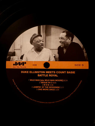 The Duke Ellington Orchestra, Count Basie Orchestra : Duke Ellington Meets Count Basie - Battle Royal (LP, Ltd, RE)