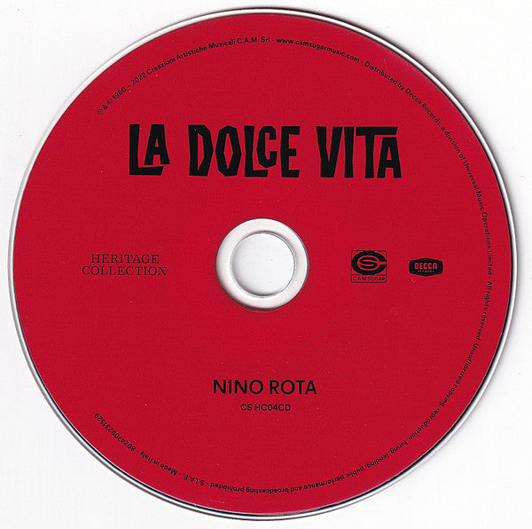 Nino Rota : La Dolce Vita (CD, Album, RE)