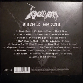 Venom (8) : Black Metal (CD, Album, RE, Dig)