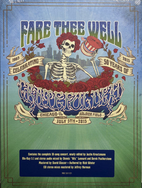 The Grateful Dead : Fare Thee Well (3xCD, Album + 2xBlu-ray, Album + Box, Ltd, Dig)