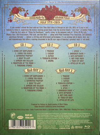 The Grateful Dead : Fare Thee Well (3xCD, Album + 2xBlu-ray, Album + Box, Ltd, Dig)