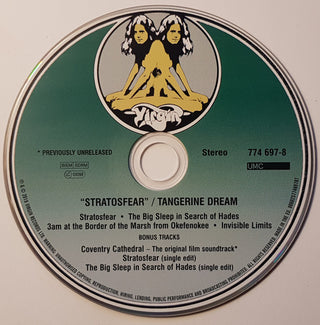 Tangerine Dream : Stratosfear (CD, Album, RE, RM, RP)