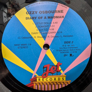 Ozzy Osbourne : Diary Of A Madman (LP, Album, RE, RM, 180)