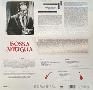 Paul Desmond Featuring  Jim Hall : Bossa Antigua (LP)
