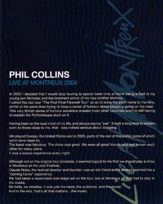 Phil Collins : Live At Montreux 2004 (Blu-ray, Multichannel)