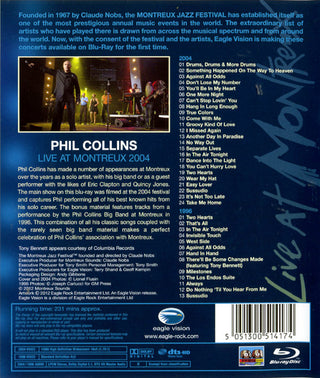 Phil Collins : Live At Montreux 2004 (Blu-ray, Multichannel)