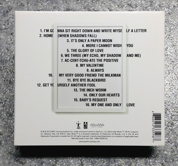 Paul McCartney : Kisses On The Bottom (CD, Album, Ltd)