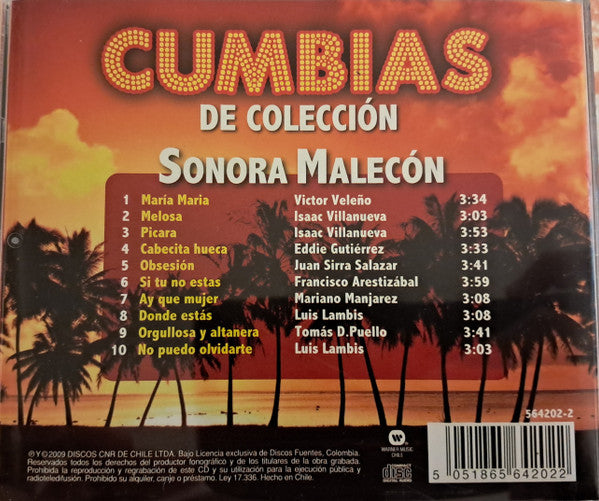La Sonora Malecón : Cumbias de colección: La sonora malecón (CD)