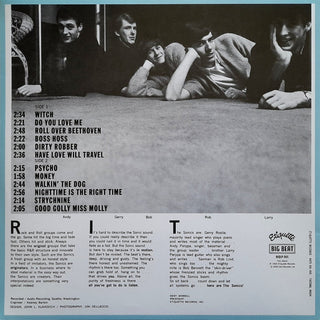 The Sonics : Here Are The Sonics!!! (LP, Album, Mono, RE)
