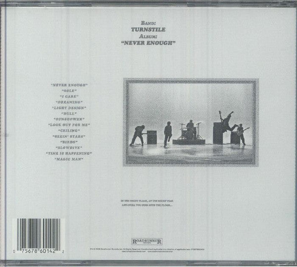 Turnstile (2) : Never Enough (CD, Album)