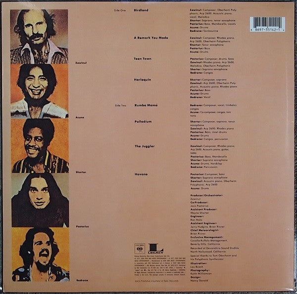 Weather Report : Heavy Weather (LP, Album, RE, RM, 180)