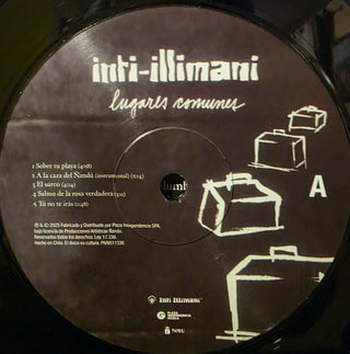 Inti Illimani : Lugares Comunes (LP, Album, RE)