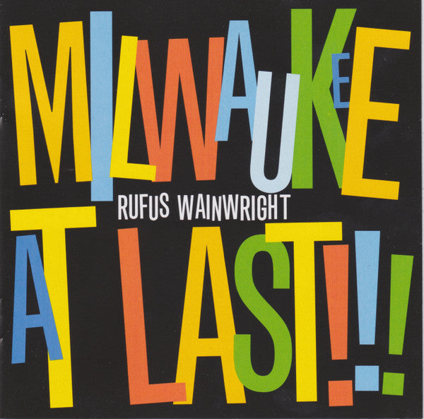 Rufus Wainwright : Milwaukee At Last!!! (CD, Album + DVD-V, NTSC, Reg + Dlx)