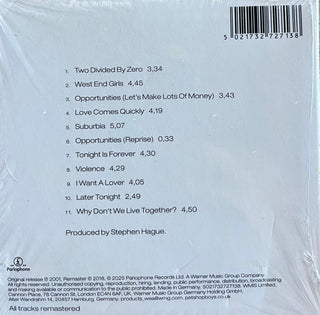 Pet Shop Boys : Please  (CD, Album, RE, RM, Dig)