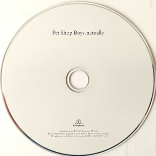 Pet Shop Boys : Actually  (CD, Album, RE, RM, Dig)