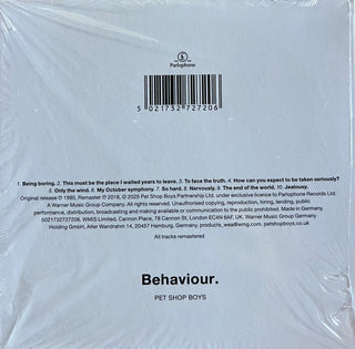 Pet Shop Boys : Behaviour  (CD, Album, RE, RM, Dig)
