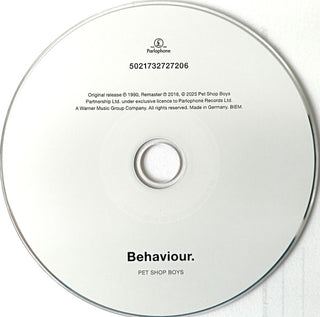 Pet Shop Boys : Behaviour  (CD, Album, RE, RM, Dig)