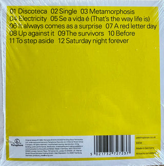 Pet Shop Boys : Bilingual  (CD, Album, RE, RM, Dig)