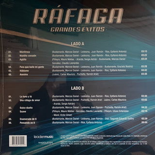 Rafaga : GRANDES EXITOS (LP, Album, Comp, Ltd, 180)