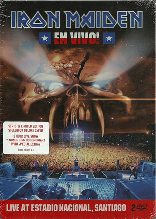 Iron Maiden : En Vivo! (Live At Estadio Nacional, Santiago) (2xDVD-V, Dlx, Ltd, Multichannel, PAL, Ste)